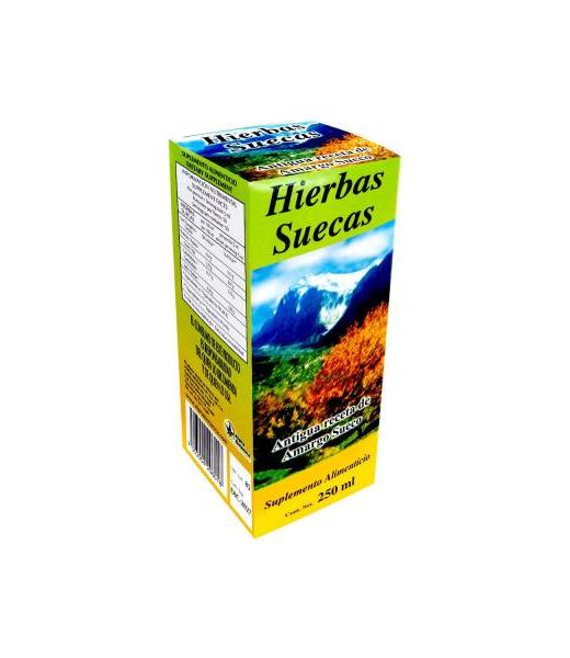 HIERBAS SUECAS 250ML ANTIGUA RECETA DE AMARGO SUECO HIERBAS SUECAS