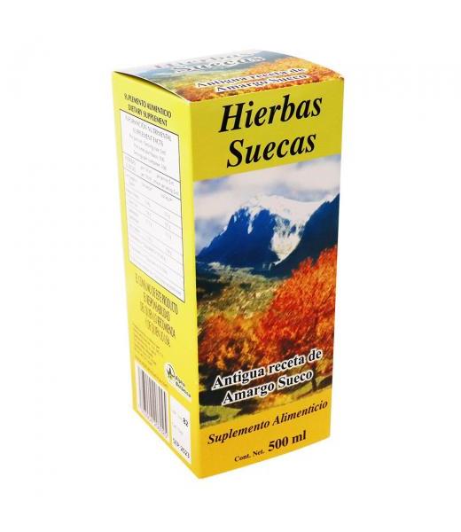 HIERBAS SUECAS 500 ML. ANTIGUA RECETA DE AMARGO SUECO HIERBAS SUECAS