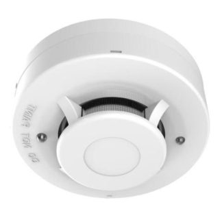 HIKVISION DETECTOR DE HUMO FOTOELECTRICO DS-PDSMK-4BAR ALAMBRICO BLANCO