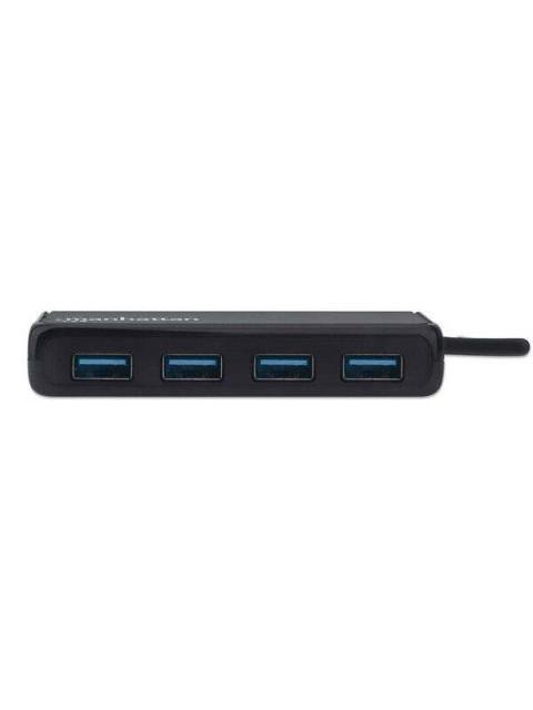 MANHATTAN HUB USB 3.2 MACHO - 4X USB 3.2 HEMBRA 5000 MBIT-S NEGRO - Image 4
