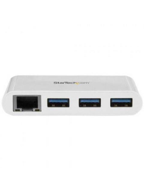 STARTECH  HUB USB C 3.0 MACHO - 3X USB A 3.0 Y ETHERNET GIGABIT 1000 MBIT-S BLANCO - Image 4