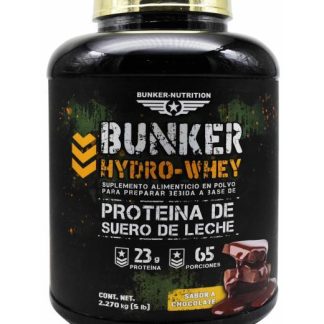 HYDRO WHEY CHOCOLATE 5 LBS BUNKER NUTRITION