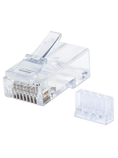 IC INTRACOM CONECTOR RJ-45 CAT6 UTP TRANSPARENTE 90 PIEZAS