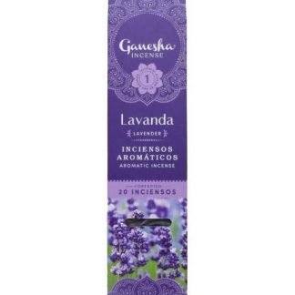 INCIENSO AROMATICO LAVANDA 20 PZAS GANESHA