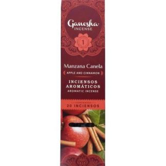 INCIENSO AROMATICO MANZANA CANELA 20 PZAS GANESHA