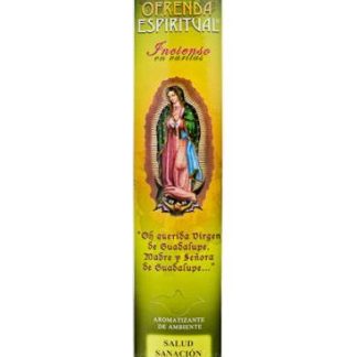INCIENSO VIRGEN SALUD Y SANACION 20 VARITAS OFRENDA ESPIRITUAL