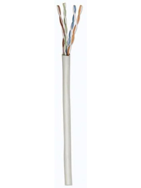 INTELLINET BOBINA DE CABLE PATCH CAT6 UTP 305 METROS SOLIDO GRIS
