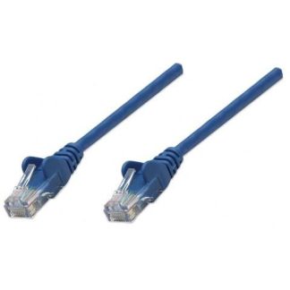 INTELLINET CABLE PATCH CAT6 UTP 100% COBRE RJ-45 MACHO - RJ-45 MACHO 50CM AZUL