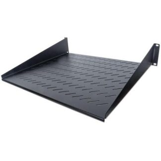 INTELLINET CHAROLA FIJA PARA RACK 40CM 2U HASTA 25KG NEGRO