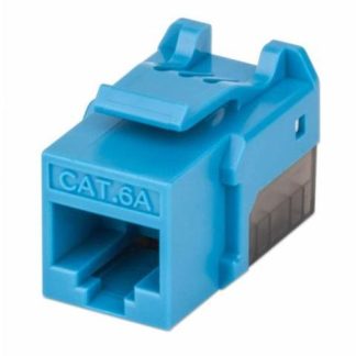INTELLINET JACK DE RED CAT6A UTP RJ-45 AZUL-NEGRO