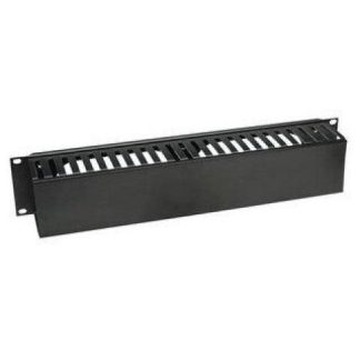 INTELLINET ORGANIZADOR HORIZONTAL DE CABLES CON TAPA DE PLASTICO PARA RACK-GABINETE 19 2U