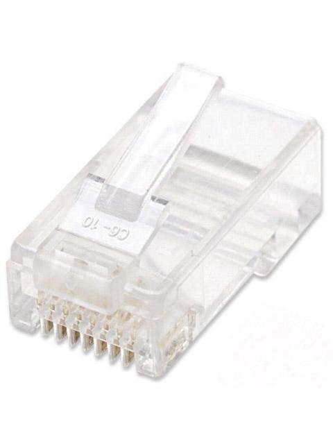INTELLINET PLUGS MODULARES RJ-45 CAT6 BOTE CON 100 PIEZAS
