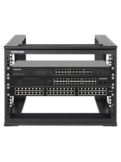 INTELLINET RACK ABIERTO DE 4 POSTES 19 6U NEGRO - Image 7