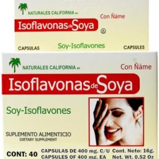 ISOFLAVONAS DE SOYA 40 CAP NATURALES CALIFORNIA