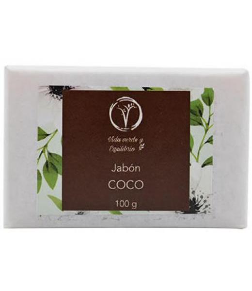 JABON ARTESANAL COCO BRONCEADO 100 G VIDA VERDE Y E.