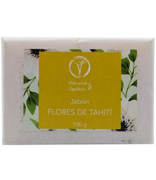 JABON ARTESANAL FLORES DE TAHITI 100 G VIDA VERDE Y E.