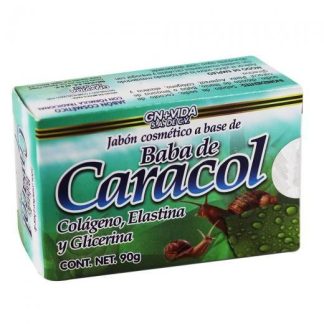 JABON BABA DE CARACOL 90GR C COLAGENOELASTINA Y GLICERINA GN+VIDA