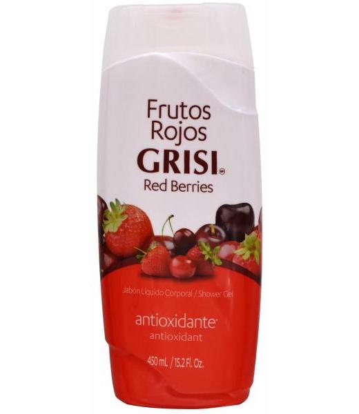 JABON CORPORAL ANTIOXIDANTE BAYAS ROJAS 450 ML GRISI