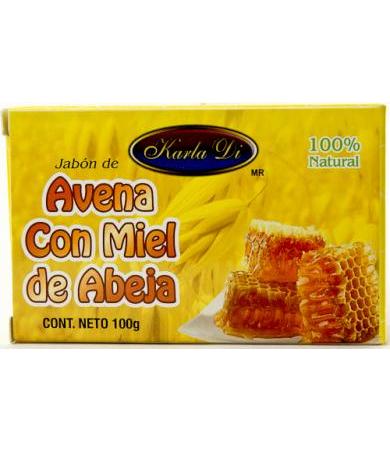JABON DE AVENA MIEL DE ABEJA 100 G KARLA DI