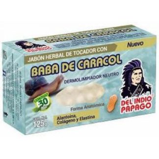 JABON DE BABA DE CARACOL 125 G DEL INDIO PAPAGO