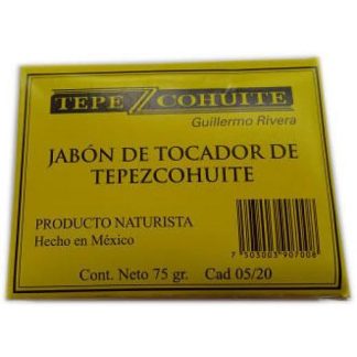 JABON DE TOCADOR DE TEPEZCOHUITE 75GR. TEPEZCOHUITE