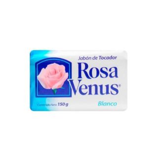 JABON DE TOCADOR ROSA VENUS BLANCO 150 GR.