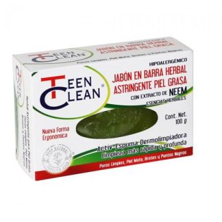 JABON EN BARRA HERBAL ASTRINGENTE PIEL GRASA 100 GR (VERDE) BIO SER NATURAL