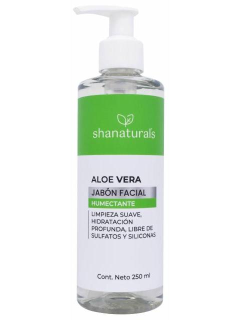JABON FACIAL ALOE VERA 250 ML SHANATURALS