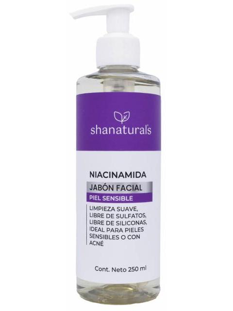 JABON FACIAL NIACINAMIDA 250 ML SHANATURALS