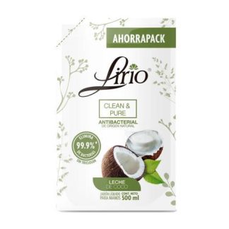 JABON LIRIO C&P POUCH COCO LIQUIDO 500 ML