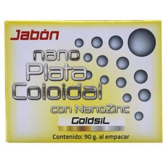 JABON NANO PLATA COLOIDAL 90 G GOLDSIL