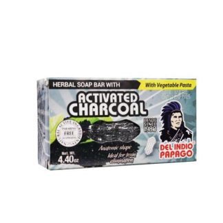 JABON HERBAL CON CARBON ACTIVADO 125GR TEPEZCOHUITE DEL INDIO PAPAGO
