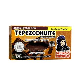 JABON HERBAL CON TEPEZCOHUITE 125GR TEPEZCOHUITE DEL INDIO PAPAGO
