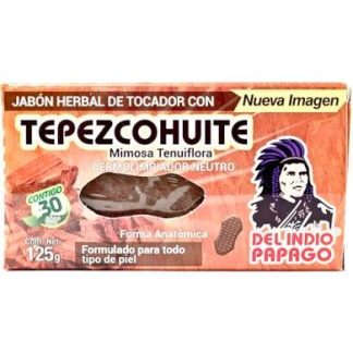 JABON NEUTRO TEPEZCOHUITE 125 G DEL INDIO PAPAGO