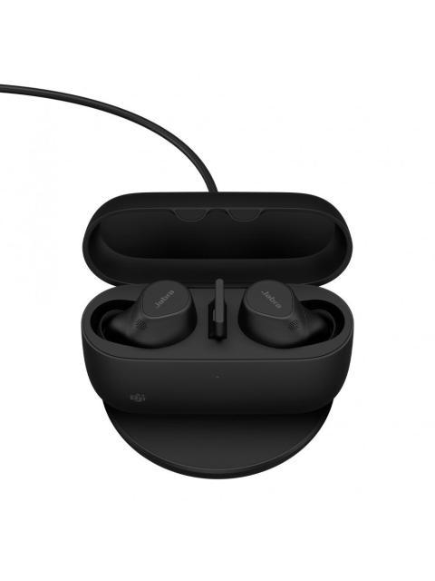 JABRA AUDIFONOS EVOLVE2 BUDS INALAMBRICO BLUETOOTH 5.2 NEGRO - INCLUYE BASE DE CARGA INALAMBRICA - Image 4