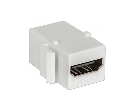 INTELLINET HDMI INLINE COUPLER TIPO KEYSTONE HDMI HEMBRA BLANCO - Image 3