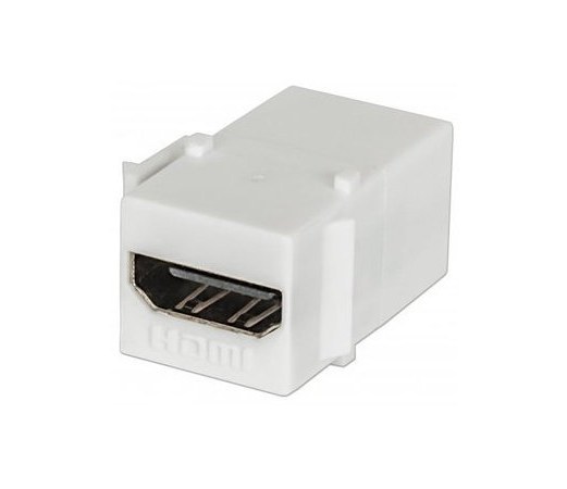 INTELLINET HDMI INLINE COUPLER TIPO KEYSTONE HDMI HEMBRA BLANCO - Image 4