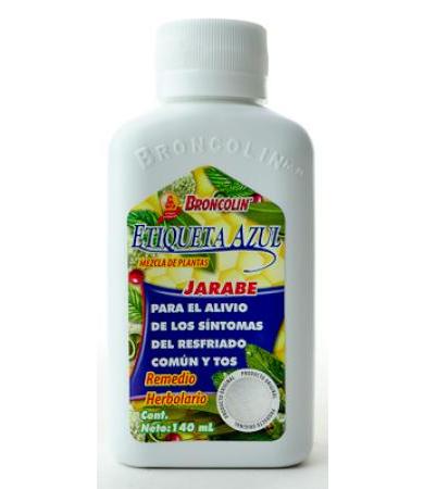 JARABE ETIQUETA AZUL 140 ML BRONCOLIN