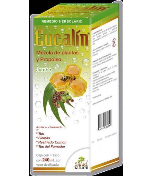 JARABE EUCALIN 240 ML. MEZCLA DE PLANTAS Y PROPOLEO SALUD NATURAL