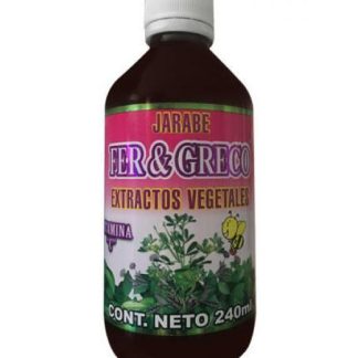 JARABE FER&GRECO EXTRACTOS VEGETALES 240 ML NUTRY SALUD
