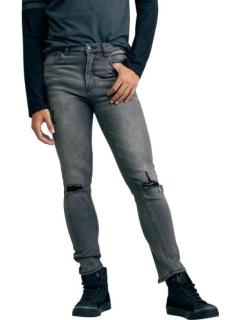 JEANS CARROT GRIS NEXT CO