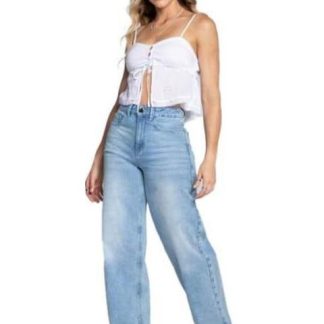 JEANS CINTURA SUPERALTA GRIS SEVEN JEANS