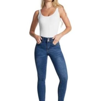 JEANS PUSH UP CINTURA REGULAR GRIS SEVEN JEANS