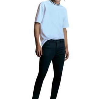 JEANS SKINNY FIT CINTURA REGULAR NEGRO GOODYEAR