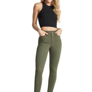 JEANS SKINNY VERDE OLIVO SEVEN JEANS