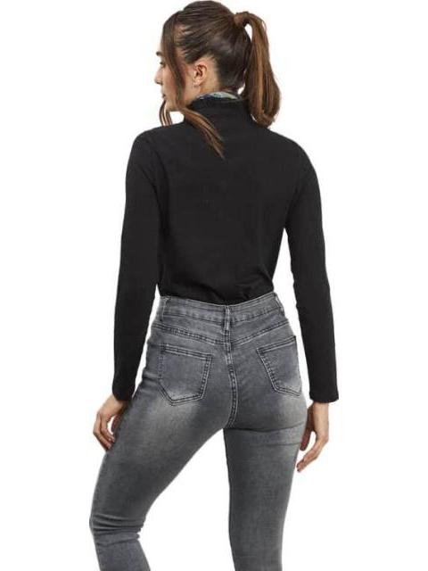 JEANS SUPERSKINNY CINTURA ALTA GRIS ATMOSPHERE DNM - Image 4