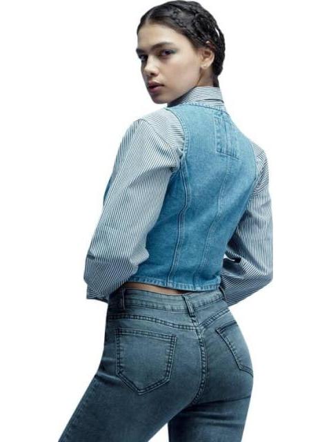 JEANS SUPERSKINNY CINTURA ALTA GRIS ATMOSPHERE DNM - Image 6