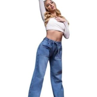 JEANS WIDE LEG GRIS FERGINO