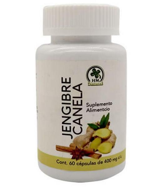 JENGIBRE CANELA 60 CAP HM NATURAL