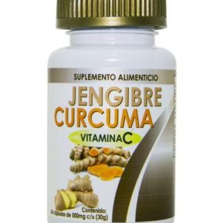 JENGIBRE CURCUMA Y VITAMINA C 30 CAP ANAHUAC